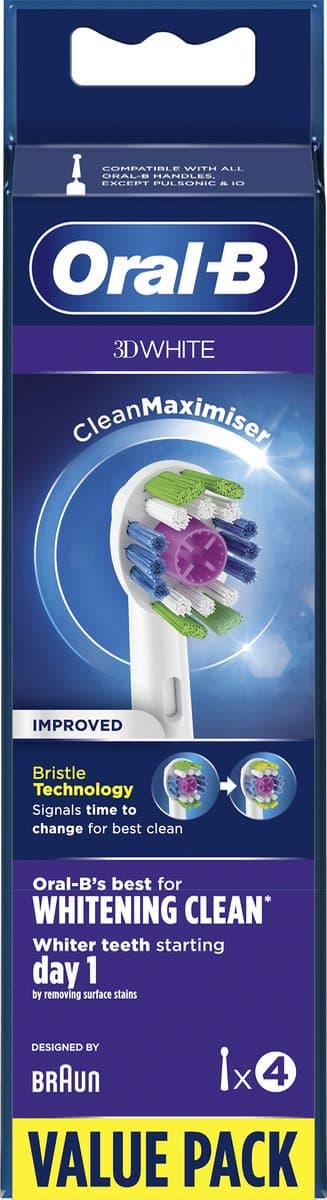 Oral-B 3D White CleanMaximiser 4-pack thumbnail 6