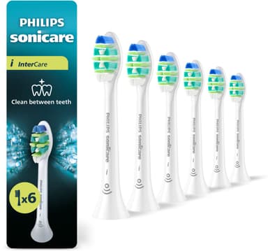 Philips Sonicare InterCare Opzetborstels - 6 stuks - Wit - HX9006/87