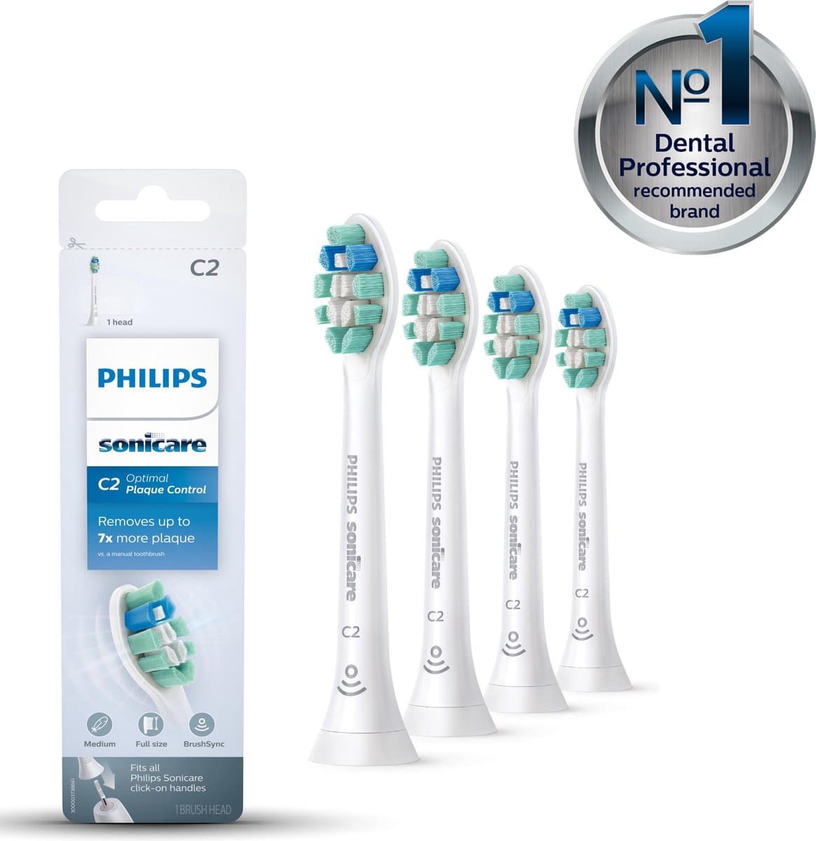 Philips Sonicare C2 Optimal Plaque Defence 4 stuks thumbnail 11