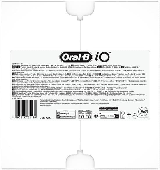 Oral-B iO Gentle Care Opzetborstels 8 st thumbnail 7