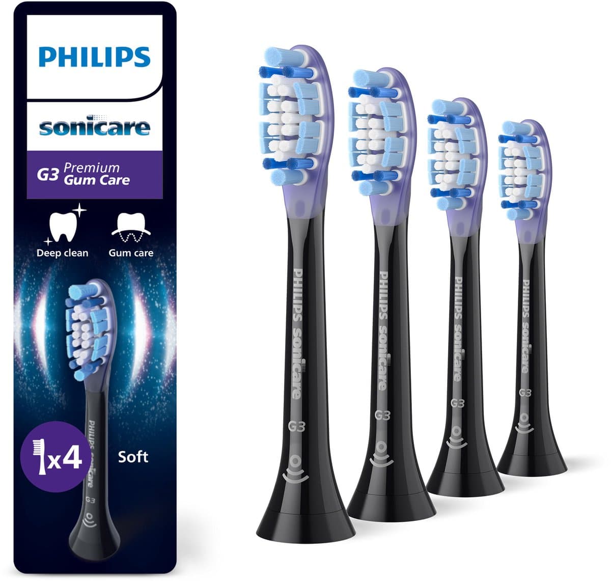 Philips Sonicare G3 Premium GumCare 4-pack