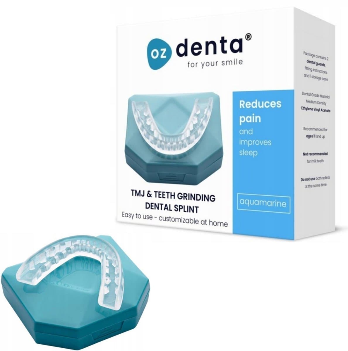 OZdenta Boil-and-Bite Mondbeschermer 2-pack