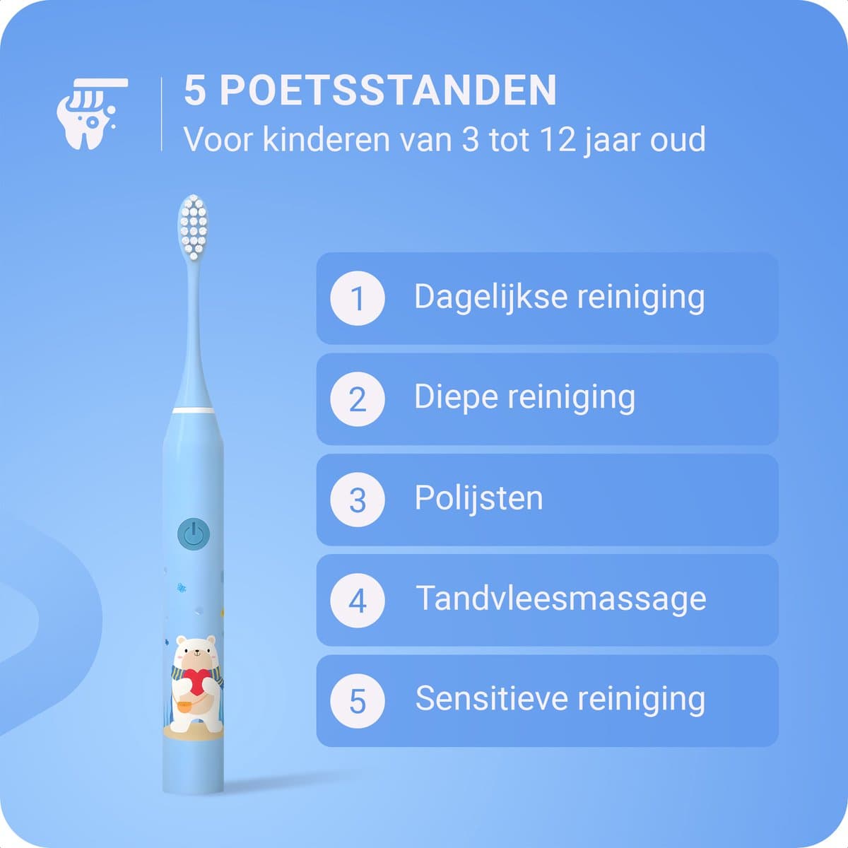 JT Sonische Kindertandenborstel IJsbeer thumbnail 2