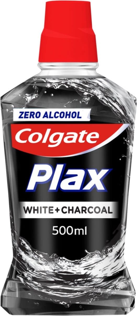 Colgate - Mondwater - Plax - White+Charcoal - 500ml
