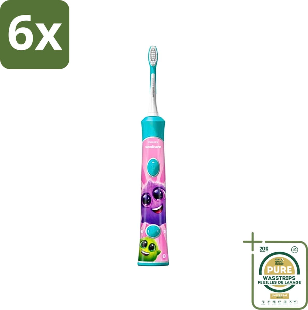 Philips Sonicare For Kids HX6322/04 6-Pack