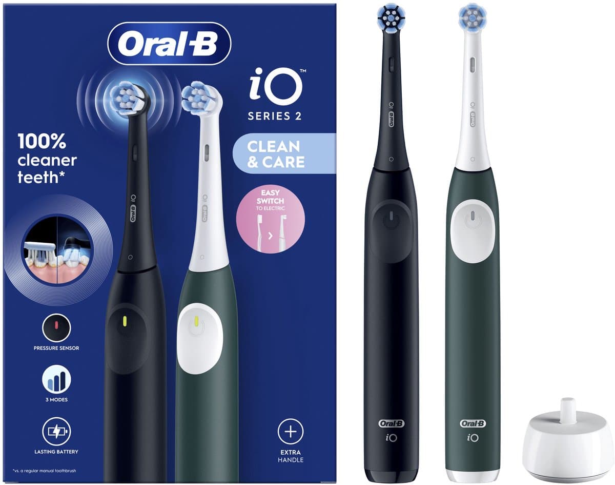 Oral-B iO2 Duopack Night Black & Forest Green thumbnail 14