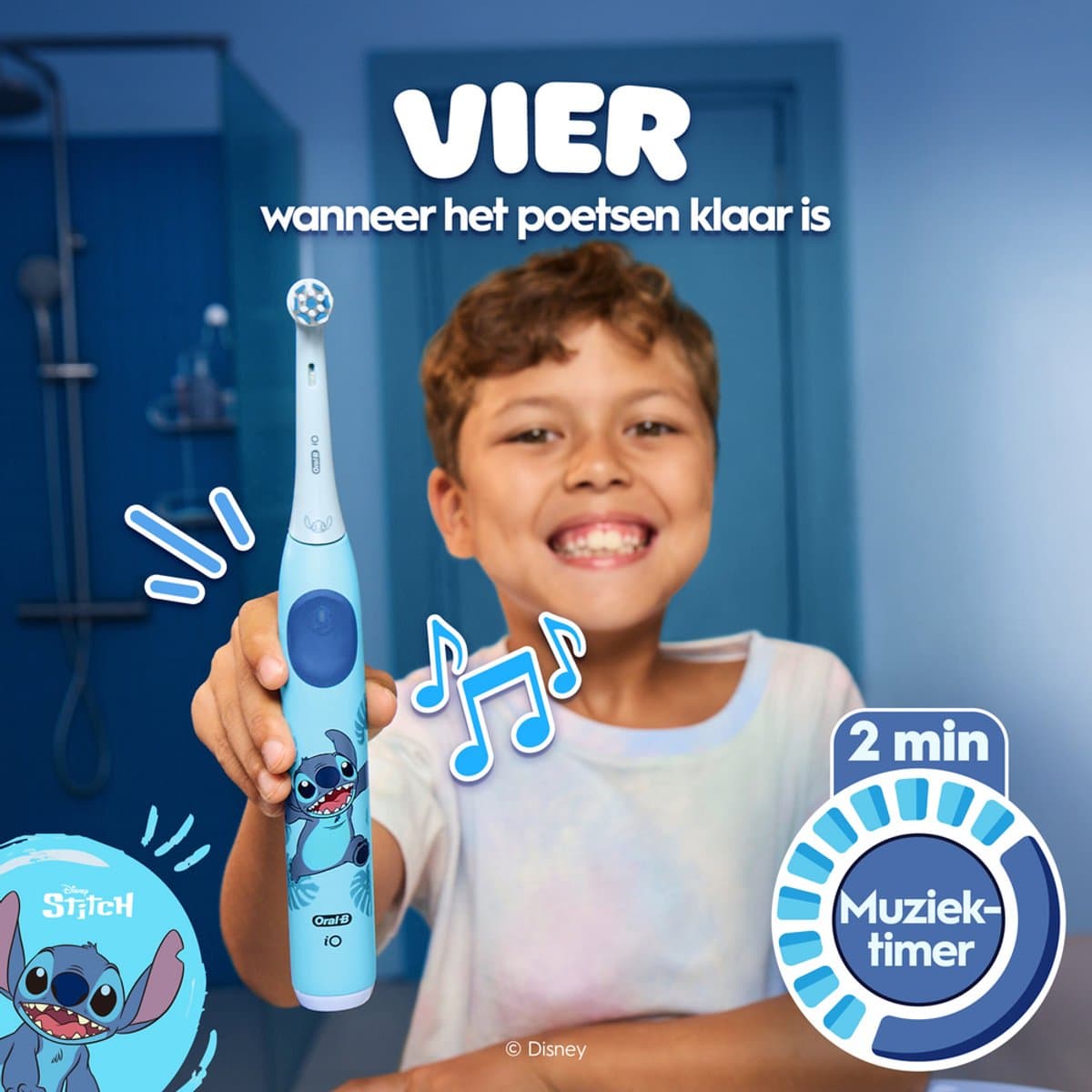 Oral-B iO Kids Stitch Kindertandenborstel thumbnail 3