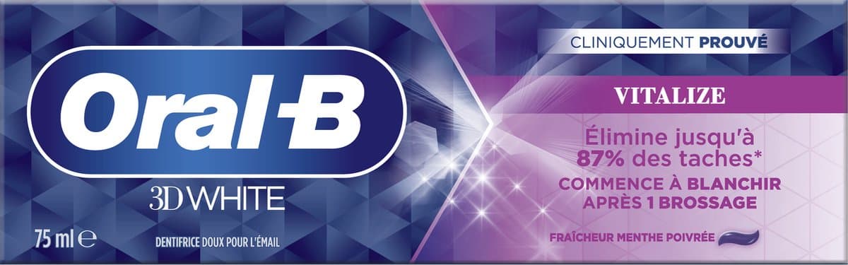 Oral-B 3D White Vitalize Tandpasta 12x75ml thumbnail 9