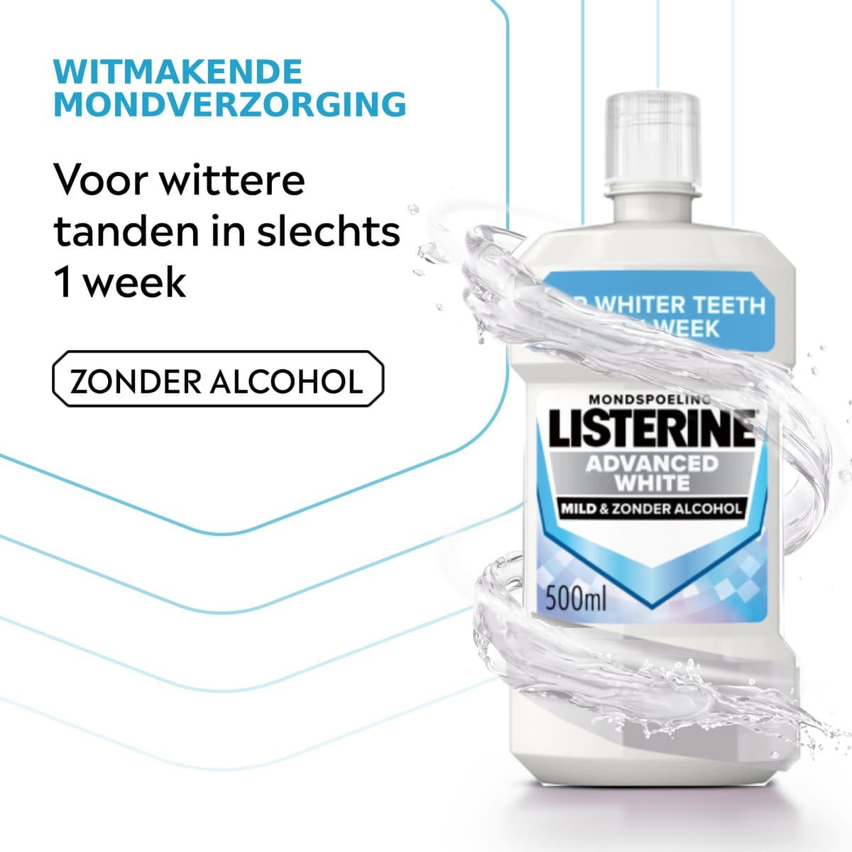 Listerine Advanced White Mondwater 3x500ml thumbnail 4