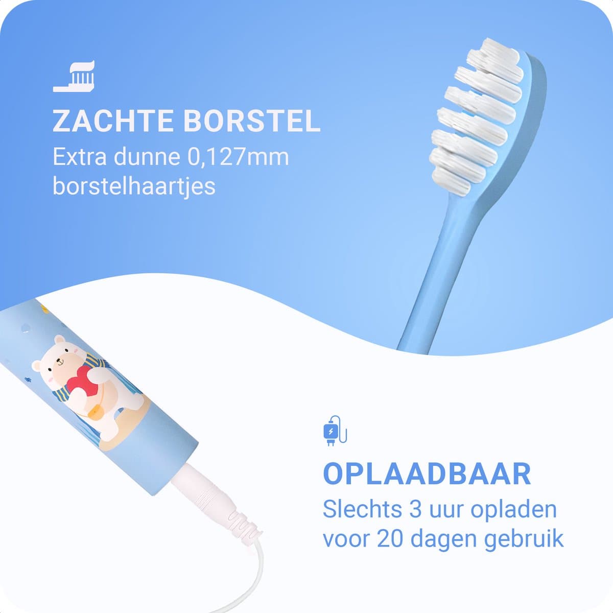 JT Sonische Kindertandenborstel IJsbeer thumbnail 4