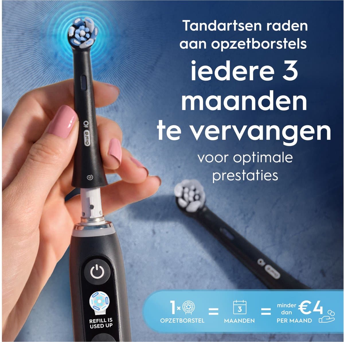 Oral-B iO Ultimate Clean Opzetborstels Zwart thumbnail 8
