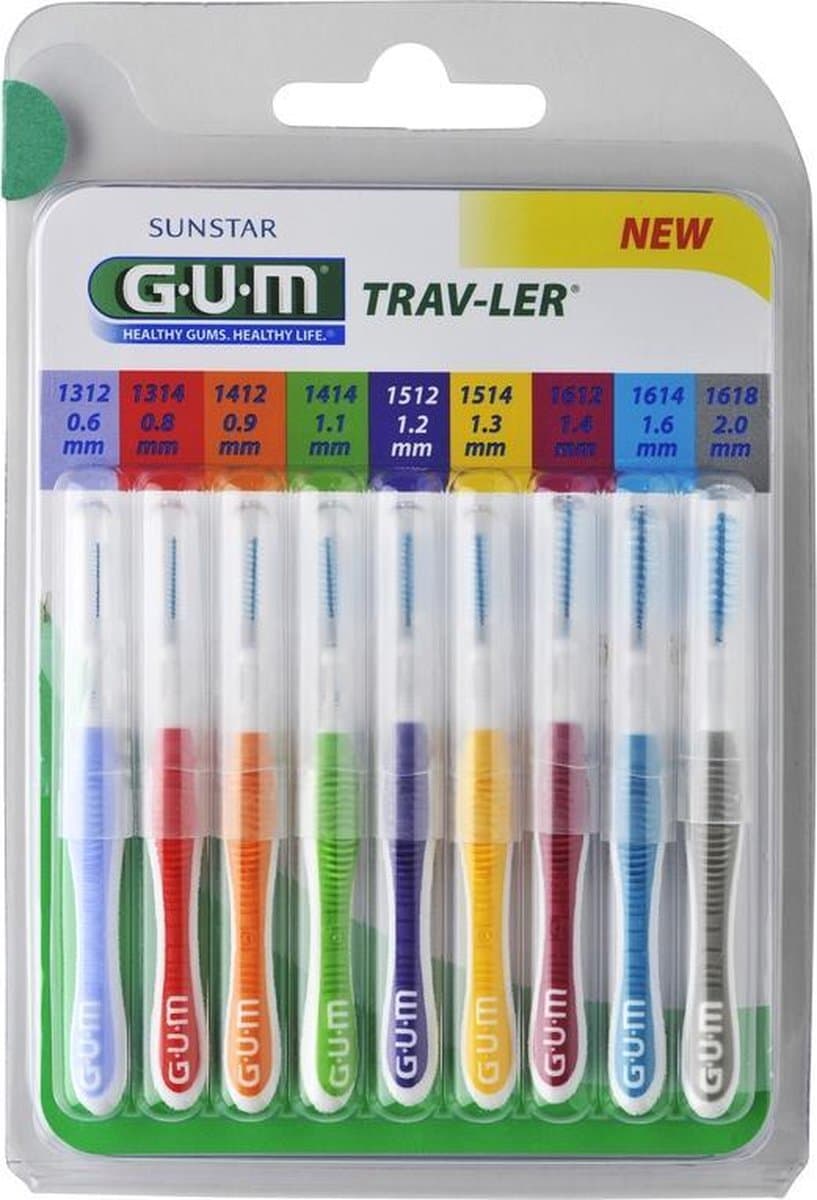GUM Trav-ler Ragers 9-pack