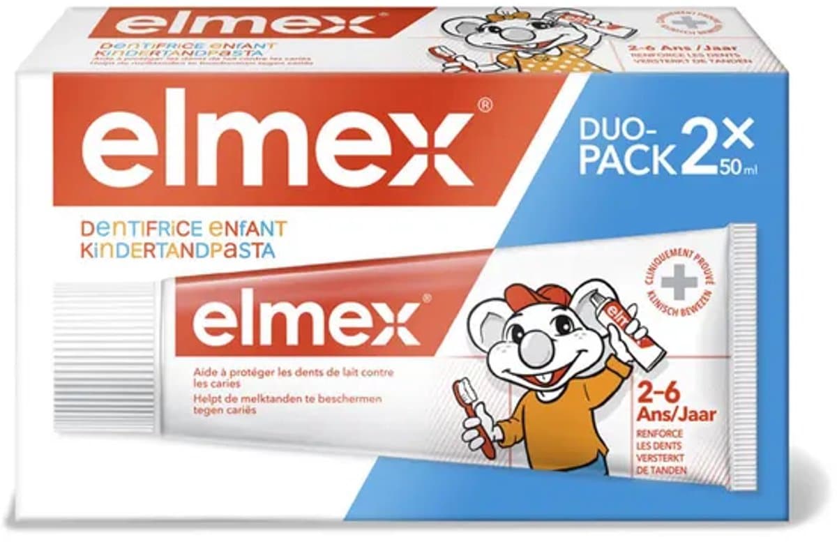 Elmex Tandpasta Peuter/Kind 0-6 jaar Duo thumbnail 3