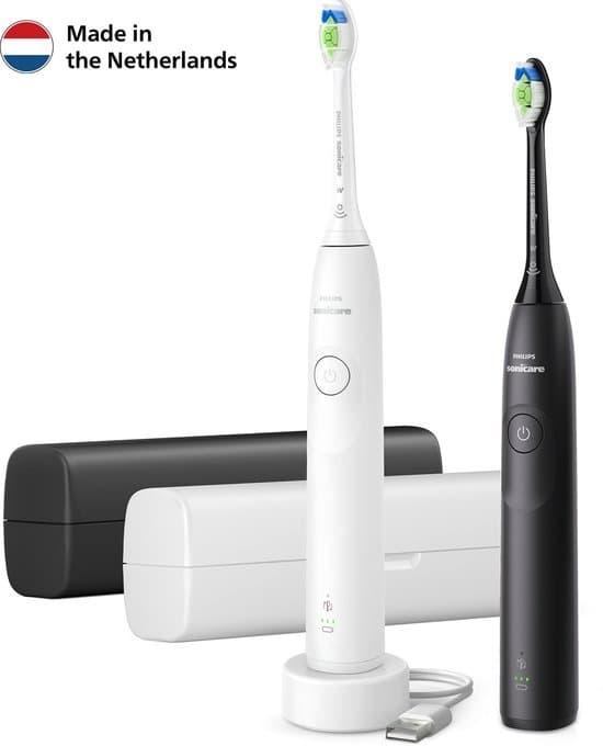 Philips Sonicare 5300 Duopack Wit & Zwart thumbnail 3