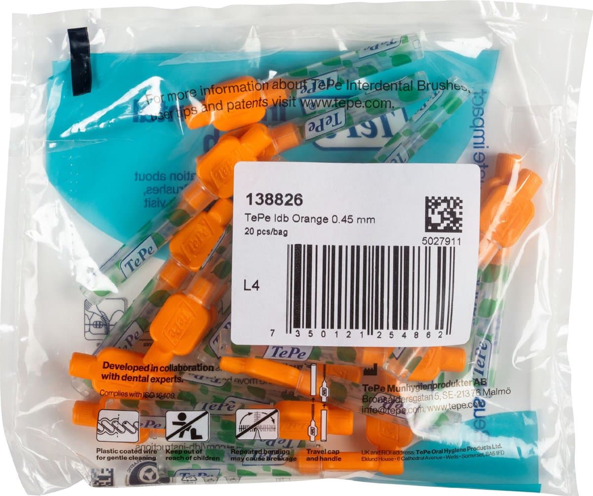 TePe Ragers Original Oranje 0,45mm thumbnail 5