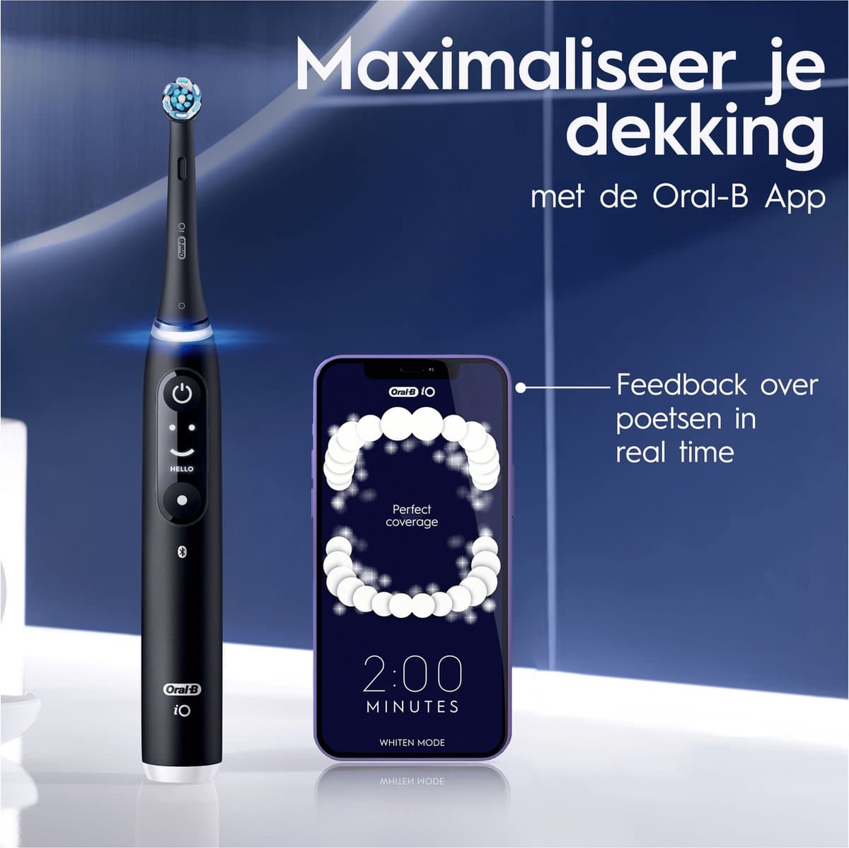 Oral-B iO 6 Zwart/Roze Magnetisch thumbnail 5