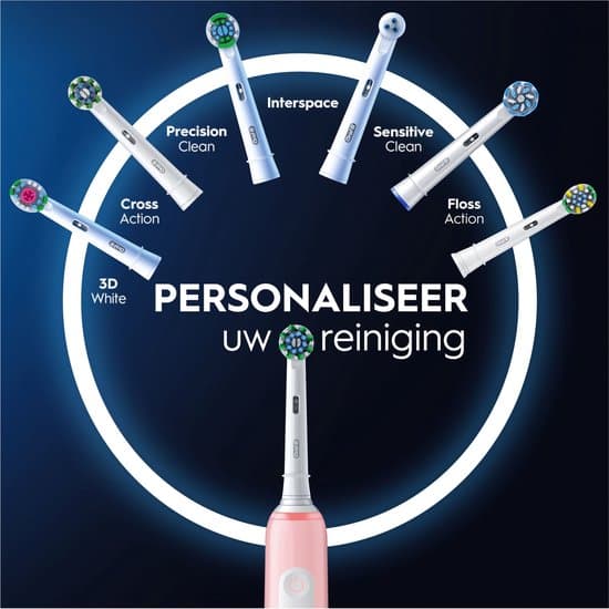 Oral-B Pro 3 3900 Duo Zwart & Roze thumbnail 3