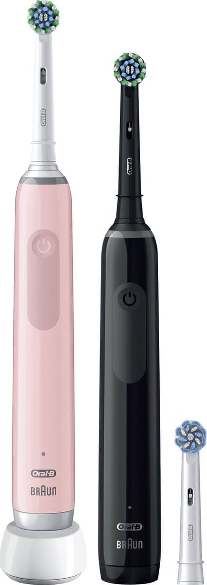 Oral-B Pro 3 3900 Duo Zwart & Roze thumbnail 9