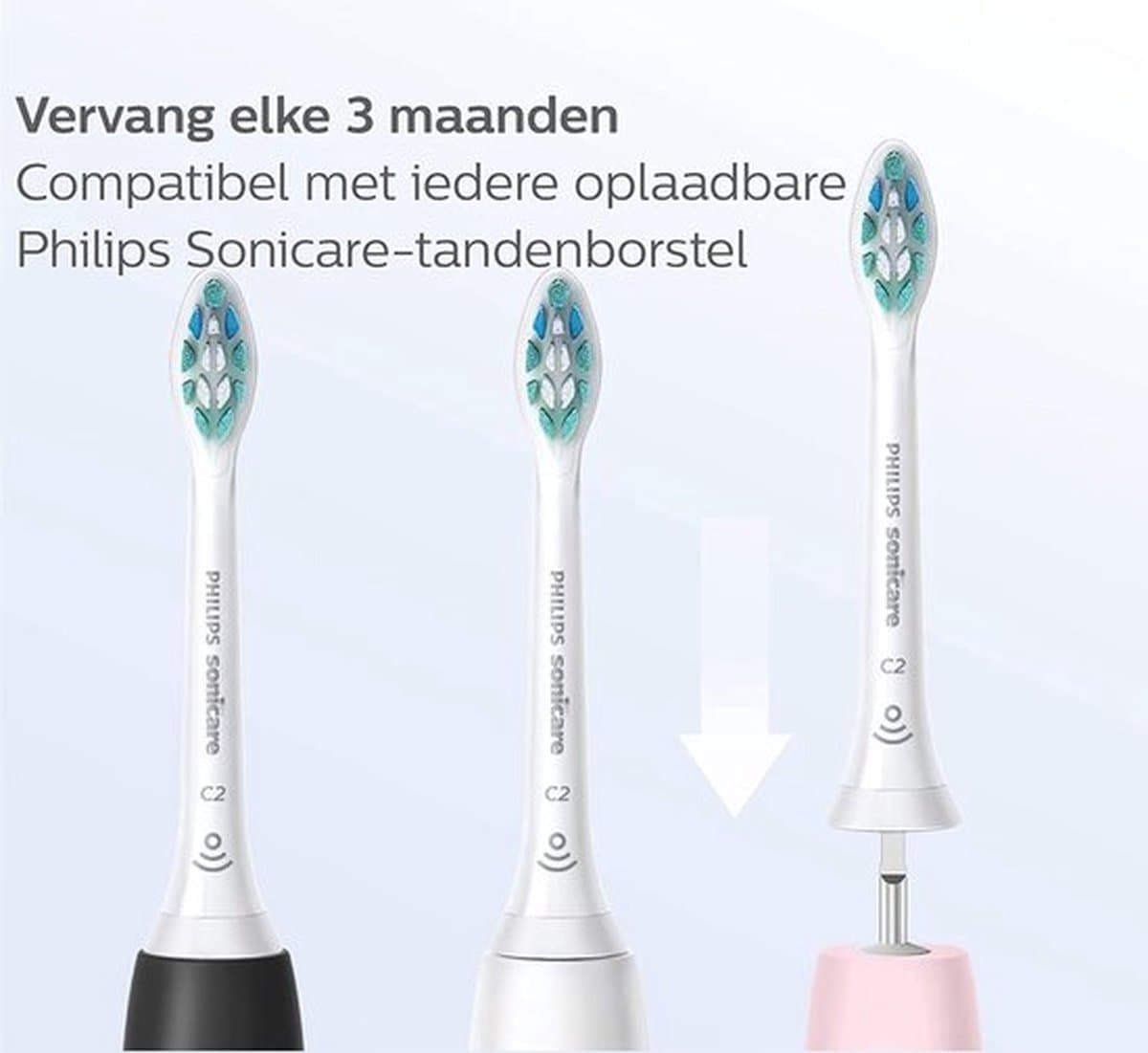 Philips Sonicare W2 Optimal White Opzetborstels thumbnail 12