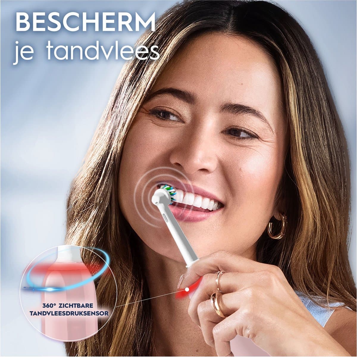 Oral-B Pro 3 3900 Duo Zwart & Roze thumbnail 5