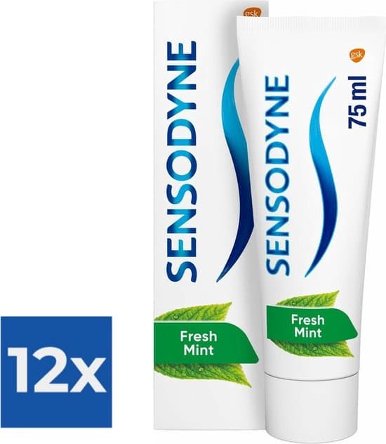 Sensodyne Fresh Mint Voordeelverpakking 12x75ml thumbnail 2