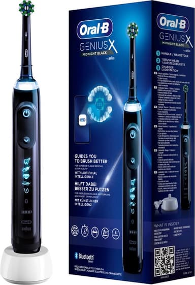 Oral-B Genius X - Special Editie - Zwart - Elektrische Tandenborstel - 1 Handvat en 1 opzetborstel