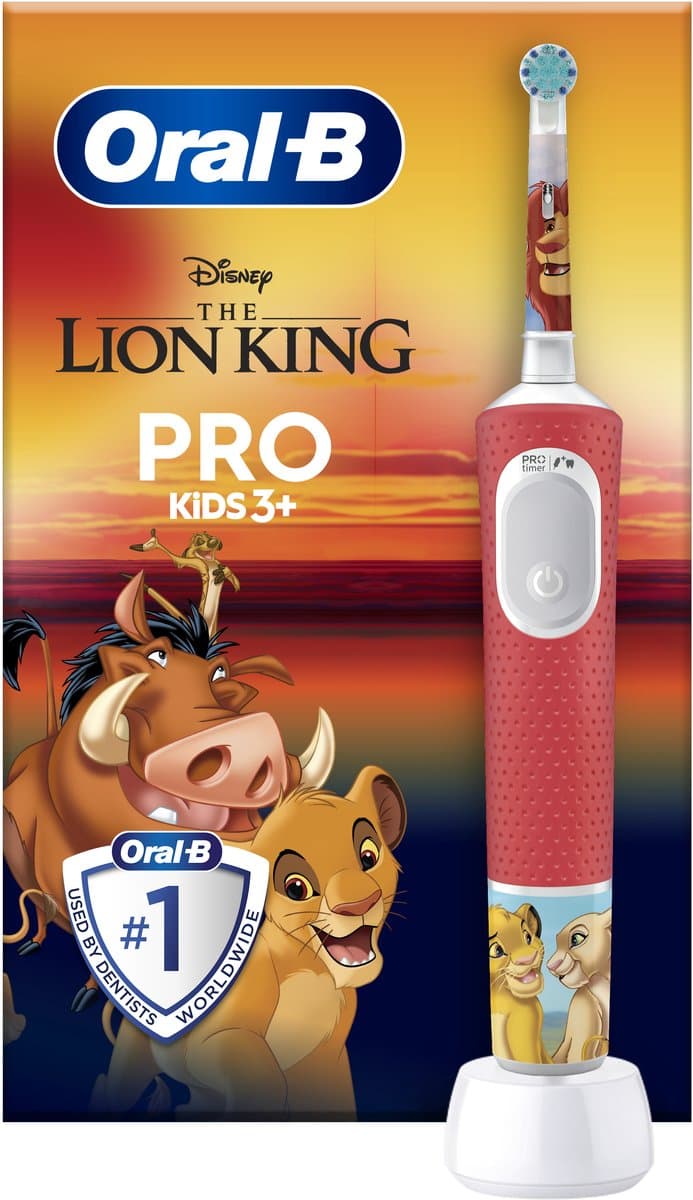 Oral-B Pro Kids - Elektrische Tandenborstel - Lion King - Extra Zachte Borstel - Voor Kinderen (3+)