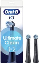 Oral-B iO Ultimate Clean Originele Opzetborstels - CrissCross borstelharen - 2 stuks - Zwart