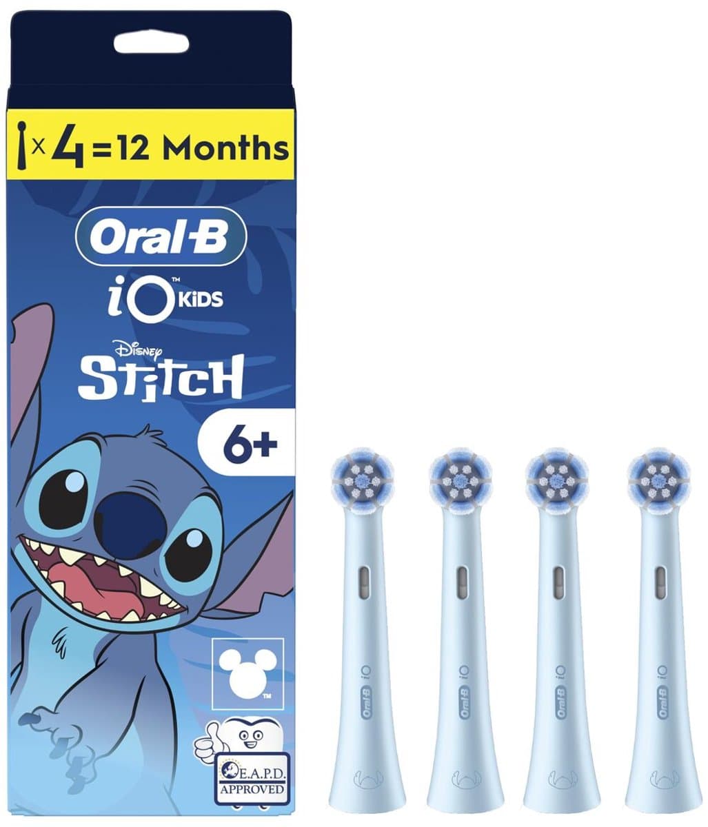 Oral-B iO Kids Disney Stitch Opzetborstel 4-pack