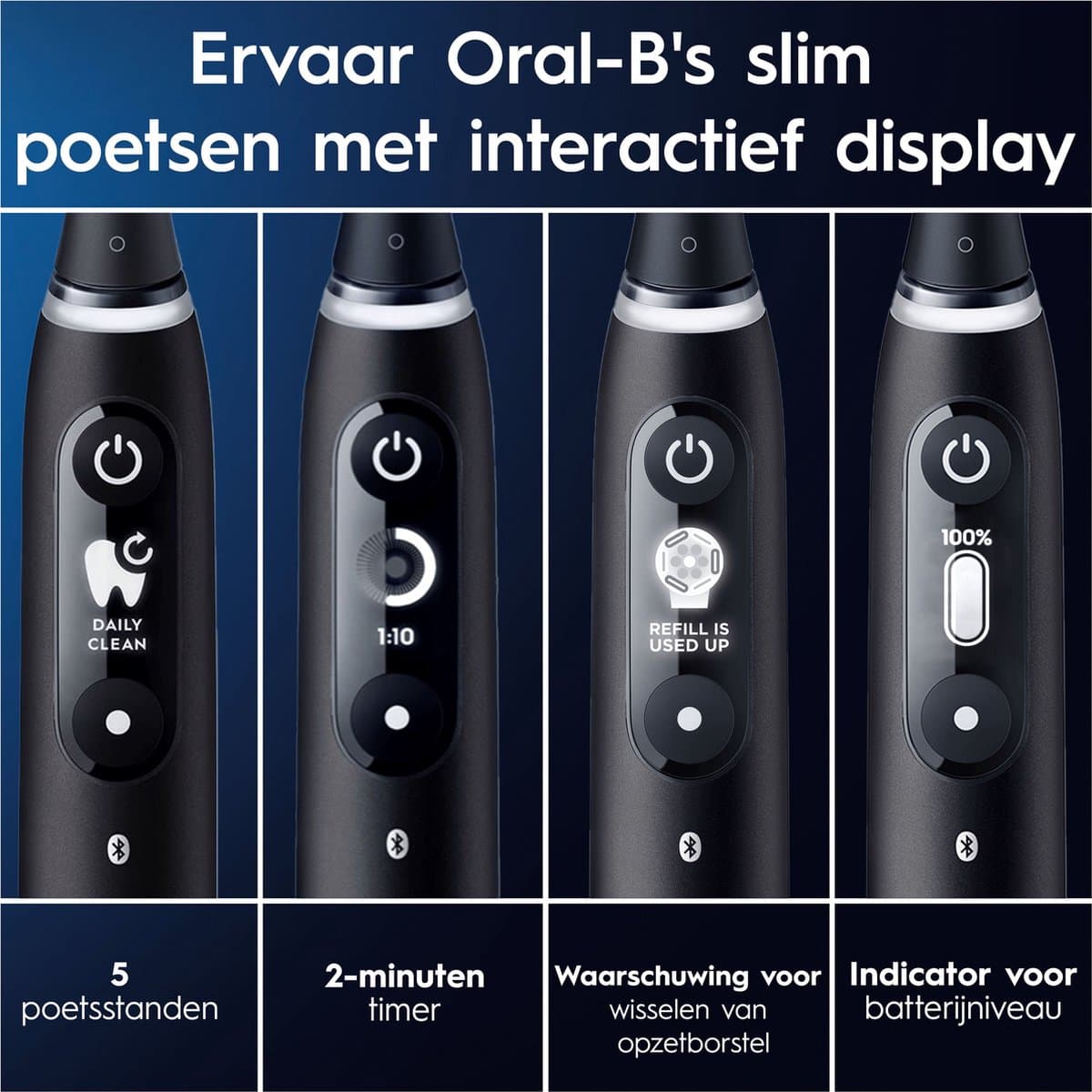 Oral-B iO 6 Zwart/Roze Magnetisch thumbnail 6
