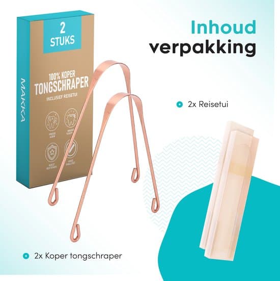 MAKKA Tongschraper Koper 2-pack thumbnail 5