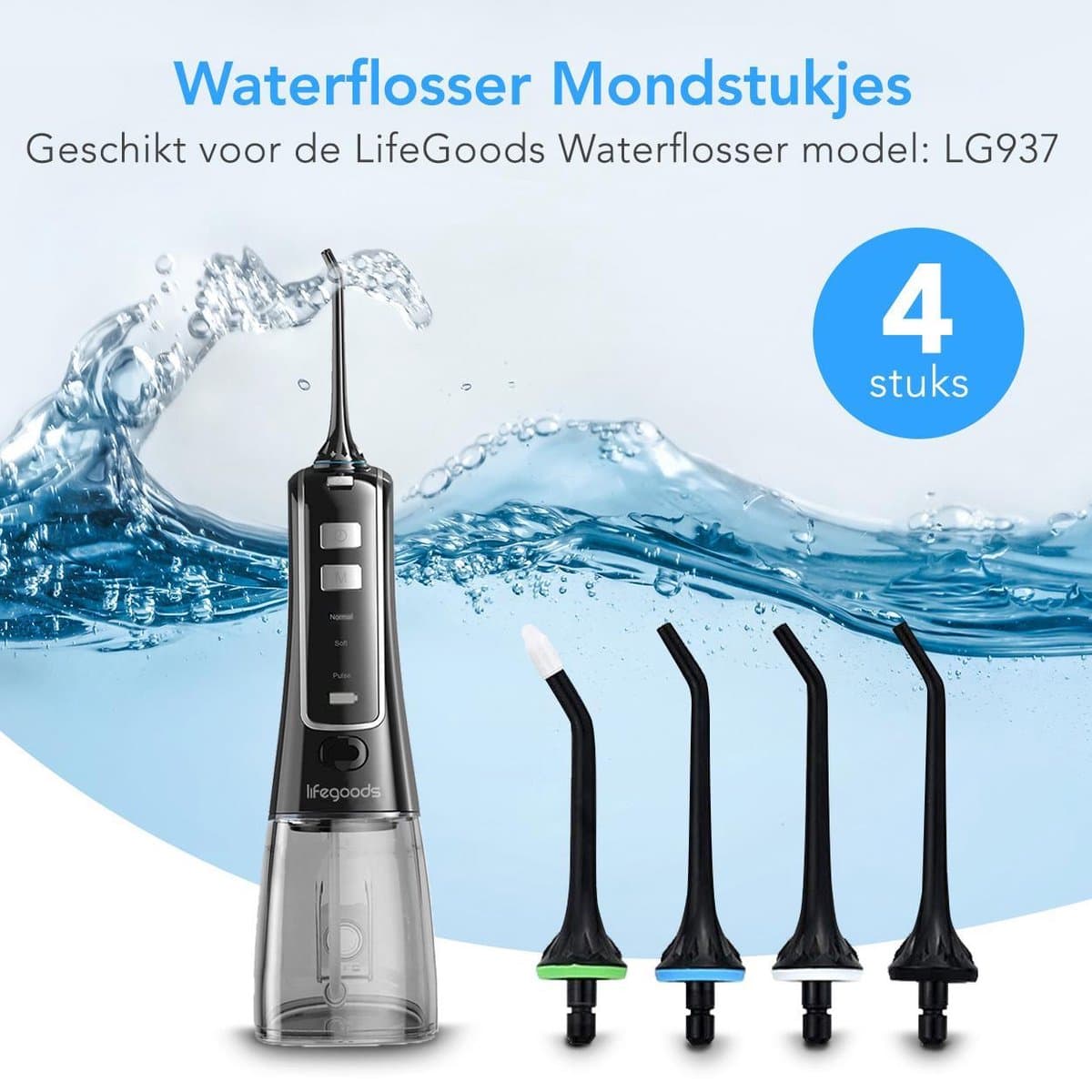 LifeGoods Flos Opzetstukken 4-Delig thumbnail 2