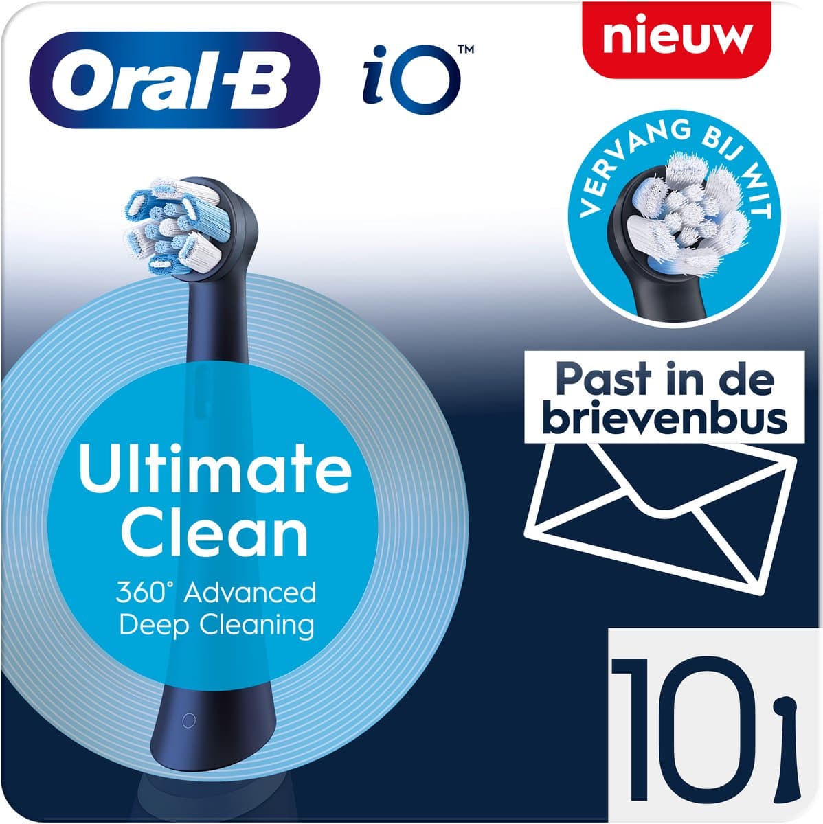 Oral-B iO Ultimate Clean Opzetborstels 10 Stuks