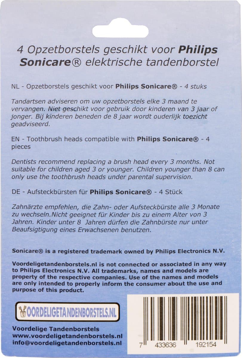 Opzetborstels voor Philips Sonicare (8-pack) thumbnail 5