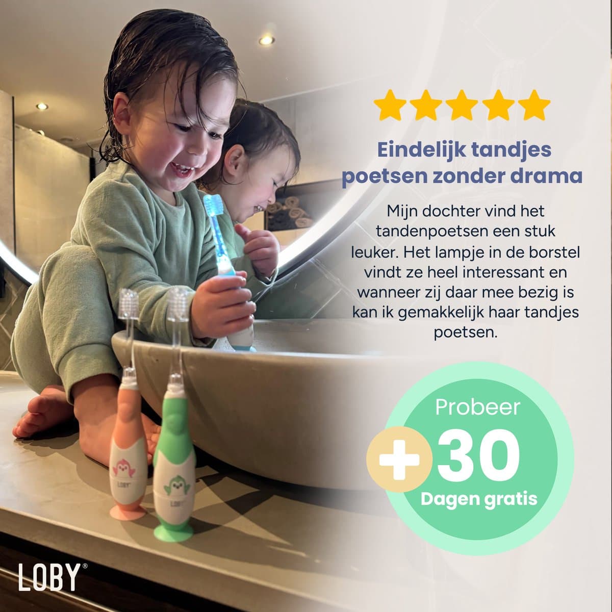 Loby Baby Tandenborstel 0-4 Jaar thumbnail 10