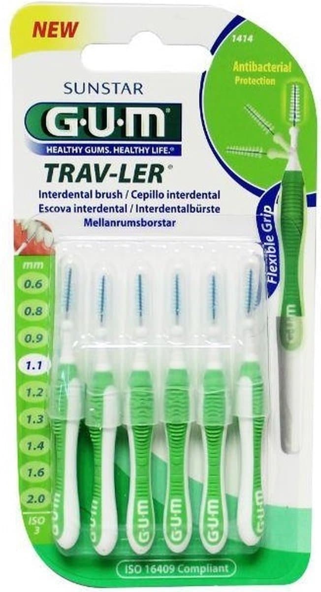 GUM Trav-ler Ragers 1.1mm Groen thumbnail 15