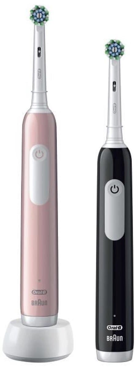 Oral-B Pro 1 Duopack Roze & Zwart thumbnail 4