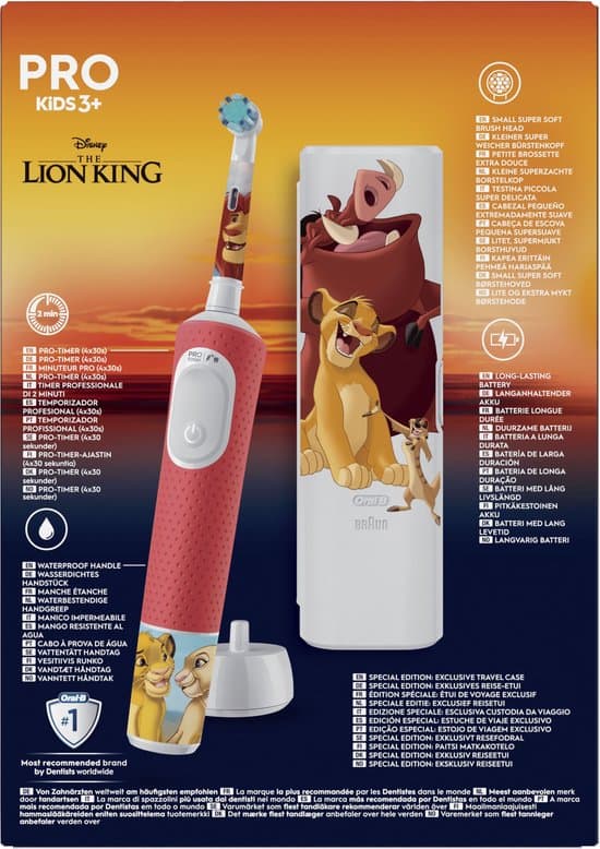 Oral-B Pro Kids Lion King Tandenborstel thumbnail 3