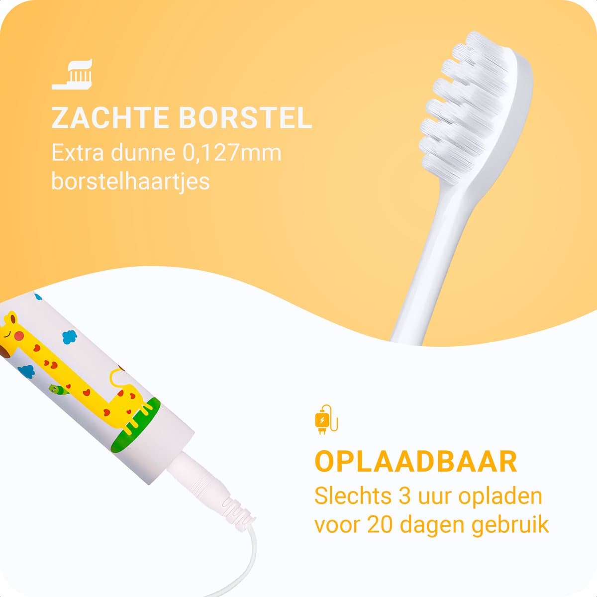 JT Sonische Kindertandenborstel Giraffe thumbnail 5