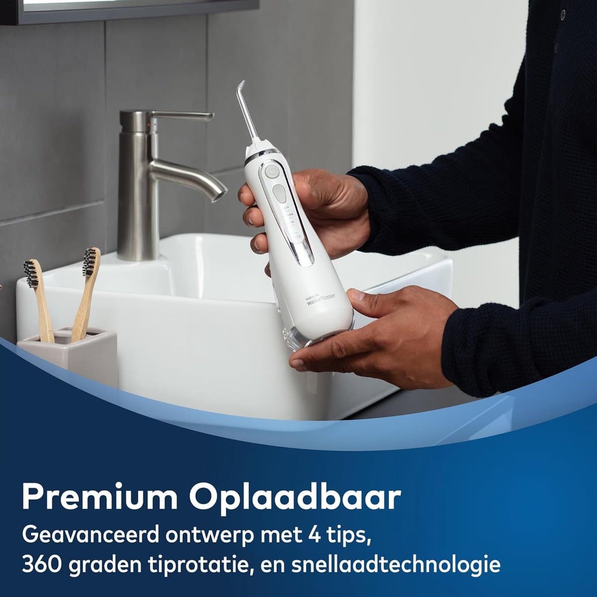 Waterpik WP-580 Draadloos Wit thumbnail 6
