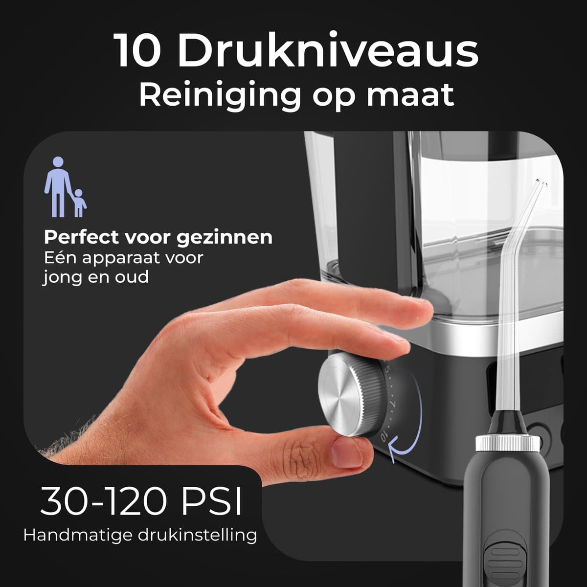 Dentect Waterflosser 600ML 3-in-1 thumbnail 6