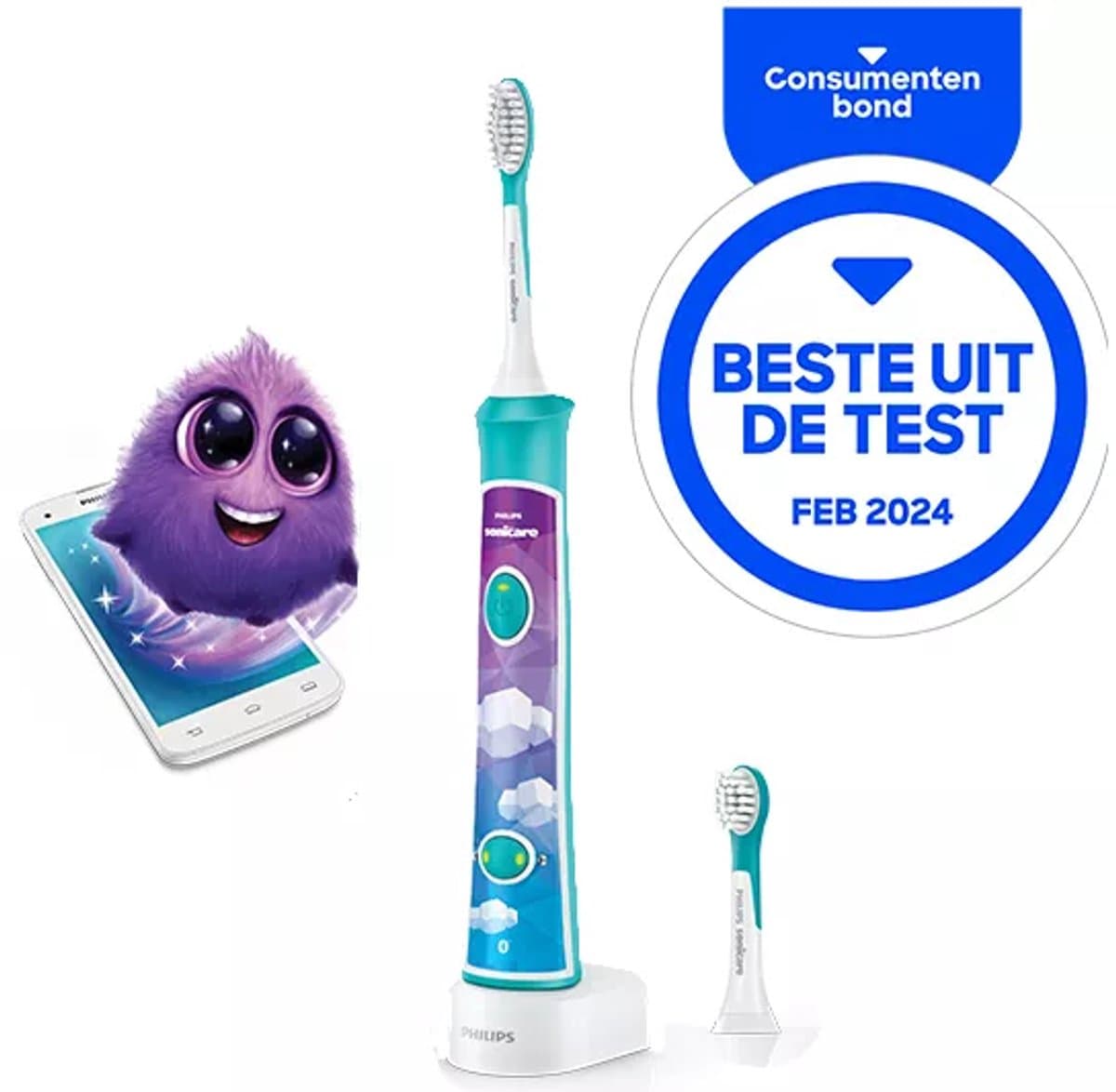 Philips Sonicare for Kids Blauw thumbnail 5