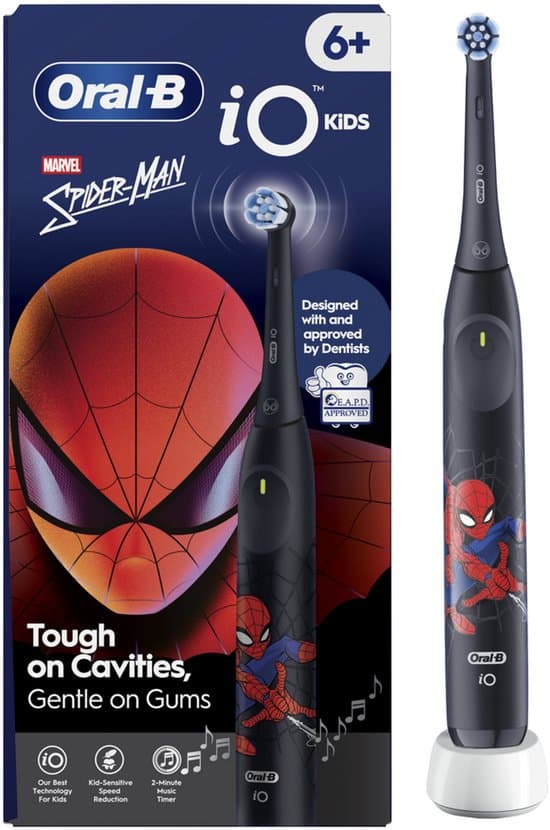 Oral-B iO Kids Marvel Spiderman elektrische tandenborstel - 1 opzetborstel