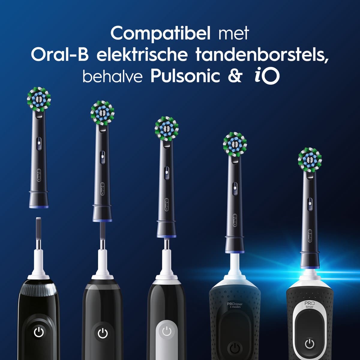 Oral-B Cross Action Pro Opzetborstels 10-pack thumbnail 4