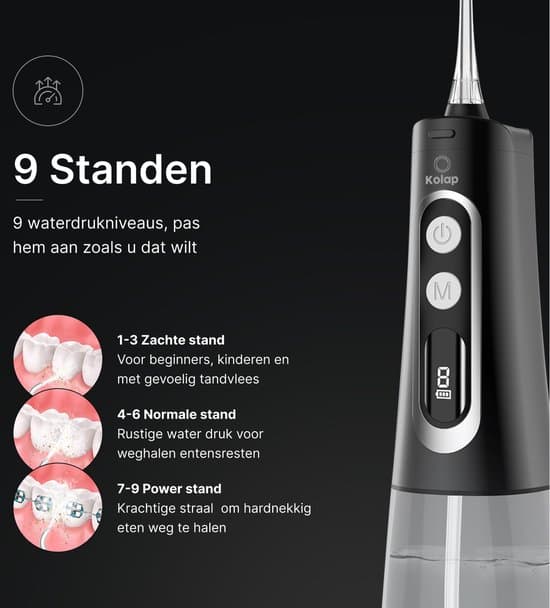 Kolap Waterflosser 9 Standen Midnight Edition thumbnail 2