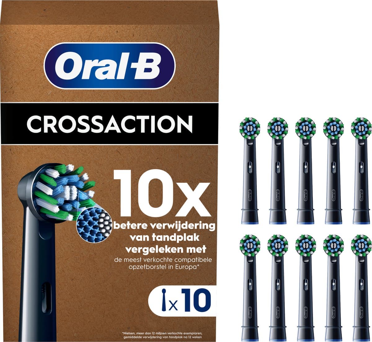 Oral-B Cross Action Pro Opzetborstels 10-pack thumbnail 5