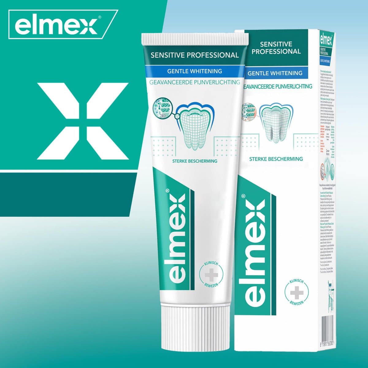 Elmex Sensitive Whitening Tandpasta 4x75ml thumbnail 5