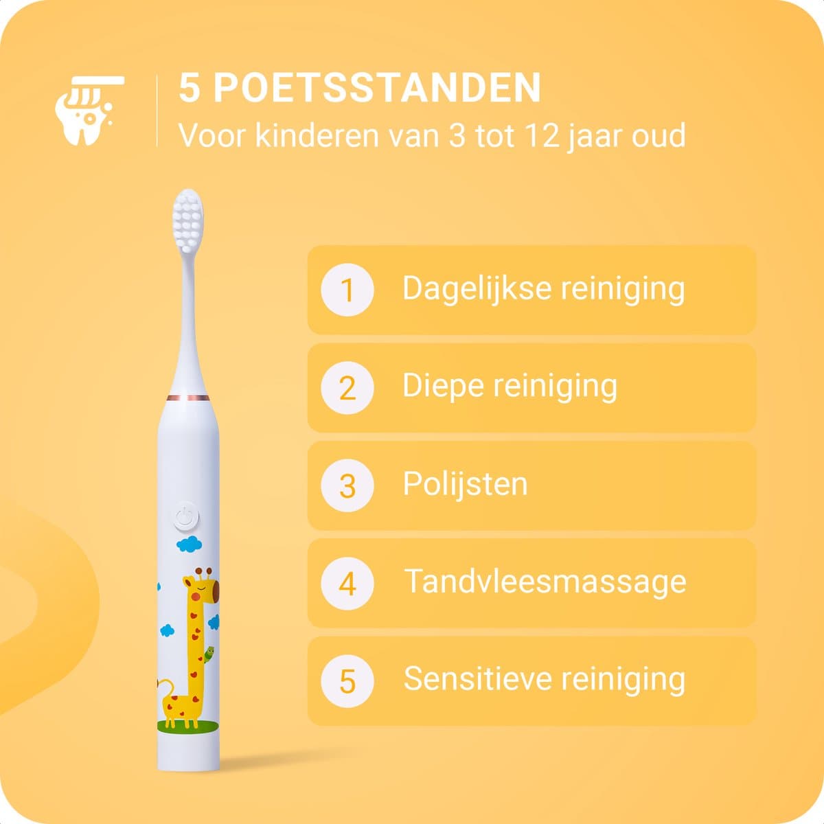 JT Sonische Kindertandenborstel Giraffe thumbnail 8