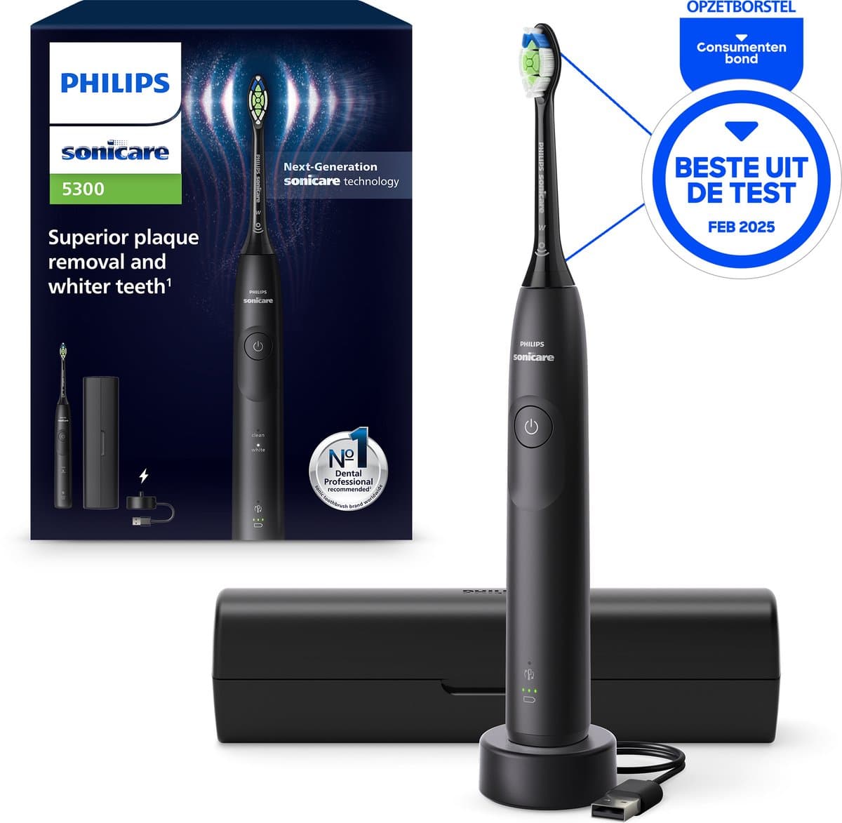 Philips Sonicare 5300 Series Zwart thumbnail 5