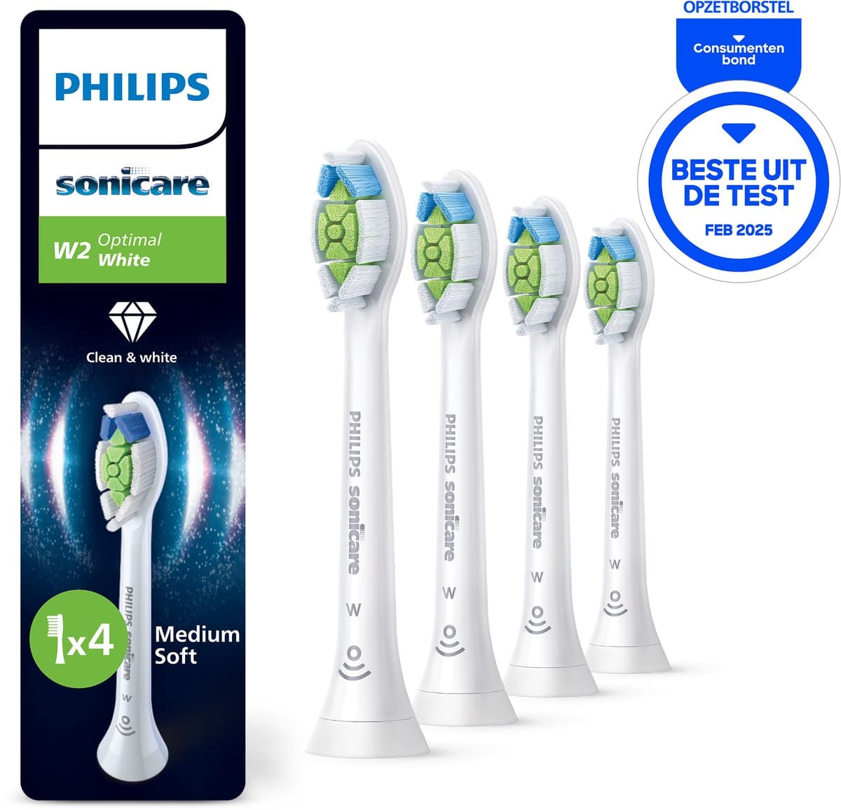 Philips Sonicare Optimal White W2 4-pack thumbnail 2